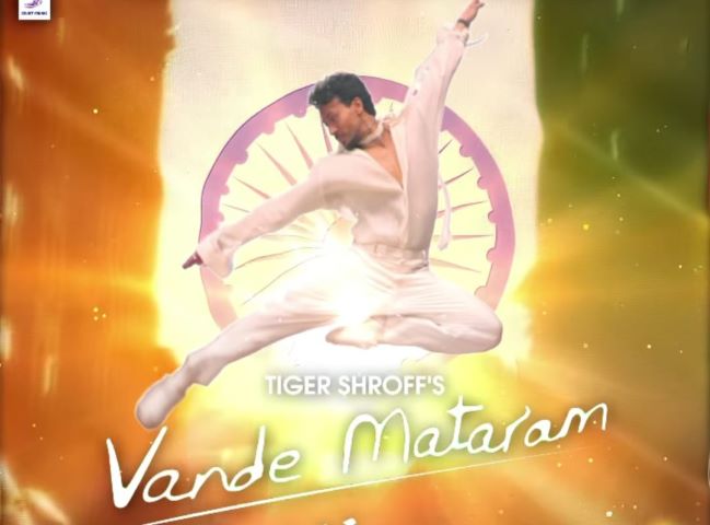 Tiger Shroff Shares a Teaser Of His Singing Debut Song Vande Mataram