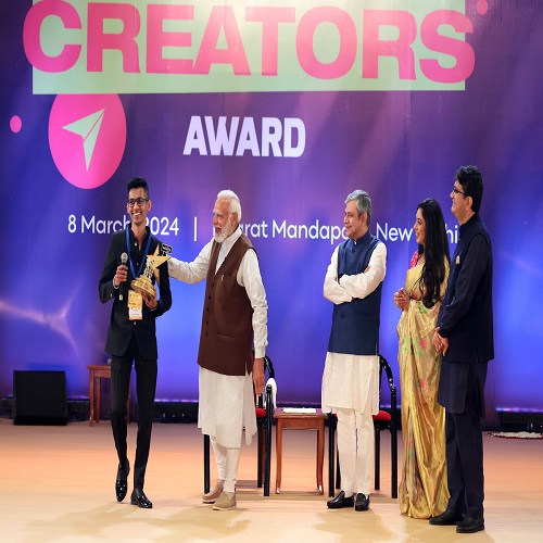 Environmentalist Malhar Kalambe bags National Creators Award 2024