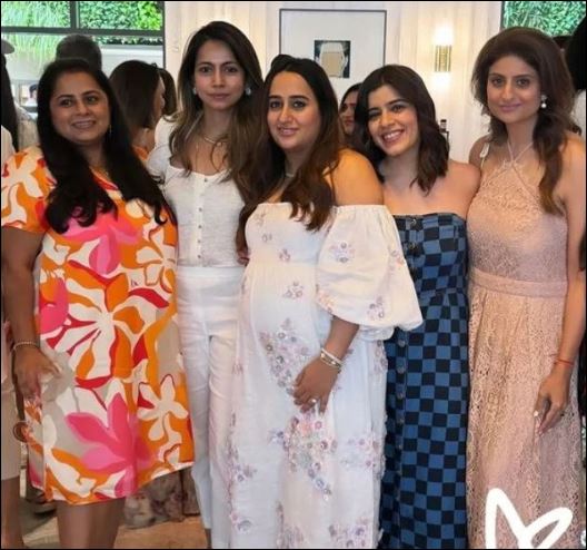 Inside pictures from Varun Dhawan Dhawan and wife Natasha Dalal’s Baby Shower