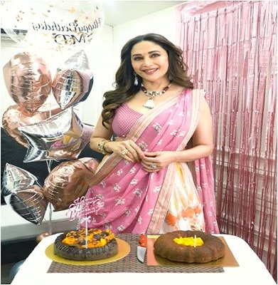 Madhuri Dixit shares a sneak peek of her birthday celebration