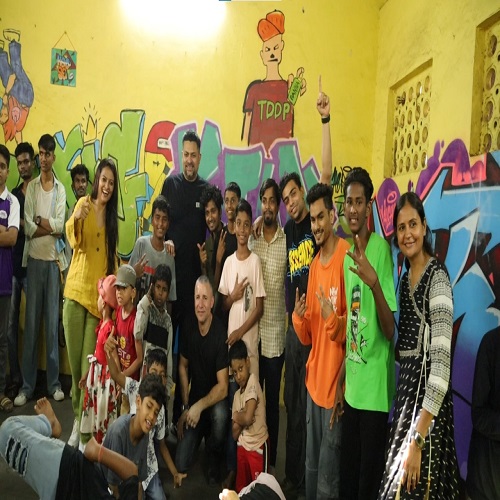 Universal Music Group’s Adam Granite Visits Dharavi Dream Project’s Hip-Hop School, Empowering Young Artists