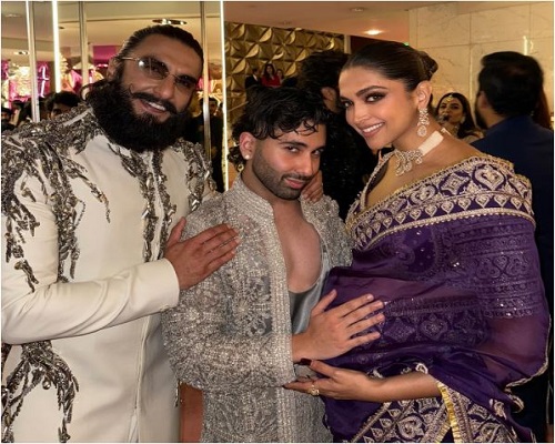 Orry shares pictures with parents-to-be Deepika Padukone and Ranveer Singh from Anant and Radhika’s Wedding