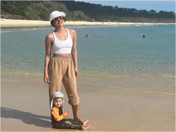 Priyanka Chopra drops pictures enjoying a beach day with her mother, Madhu Chopra and daughter Maltie Marie