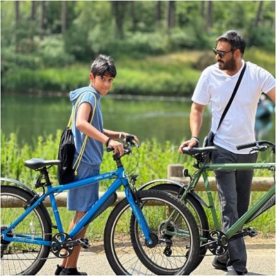 Ajay Devgn and Kajol share unseen pictures of their son Yug on his birthday with sweet message