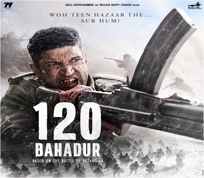 Farhan Akhtar looks fierce as Major Shaitan Singh in his upcoming war drama