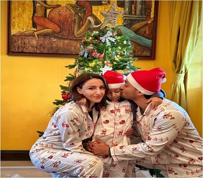 Pictures of Soha Ali khan’s Christmas celebration with her family