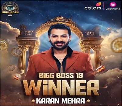 Karanveer Mehra raises the trophy, defeats Vivian Dsena, and receives Rs 50 lakh