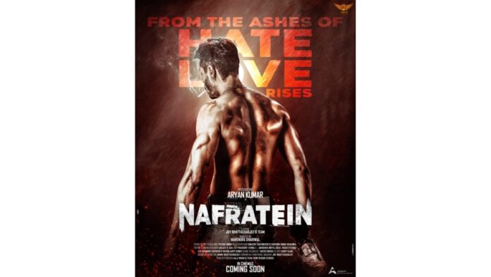 Aryan-Kumars-Intense-Debut-in-Nafratein-Promises-a-Power-Packed-Ride-Poster-Looks-Intriguing-NW