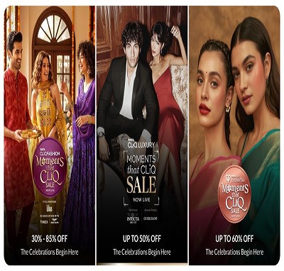 Tata CLiQ’s Moments that CLiQ Sale across fashion, luxury and beauty is set to begin the celebrations for the festive season